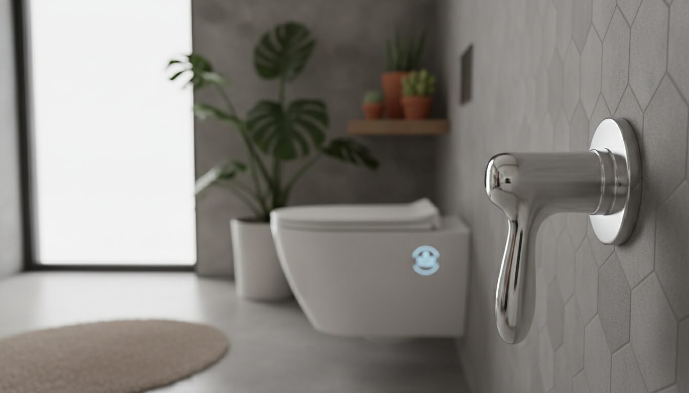 robinet chasse d'eau