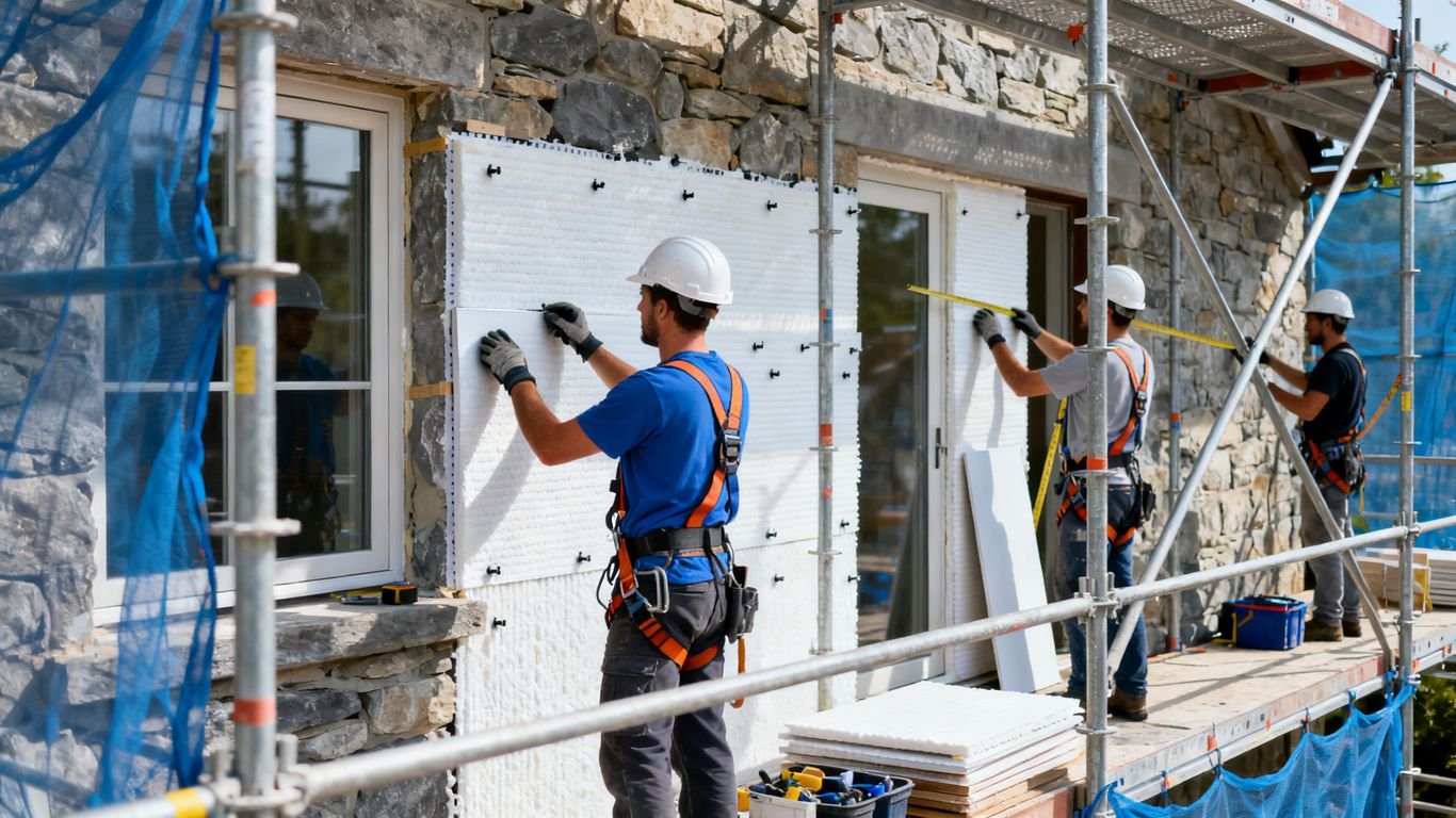 problème avec isolation extérieure : causes et solutions