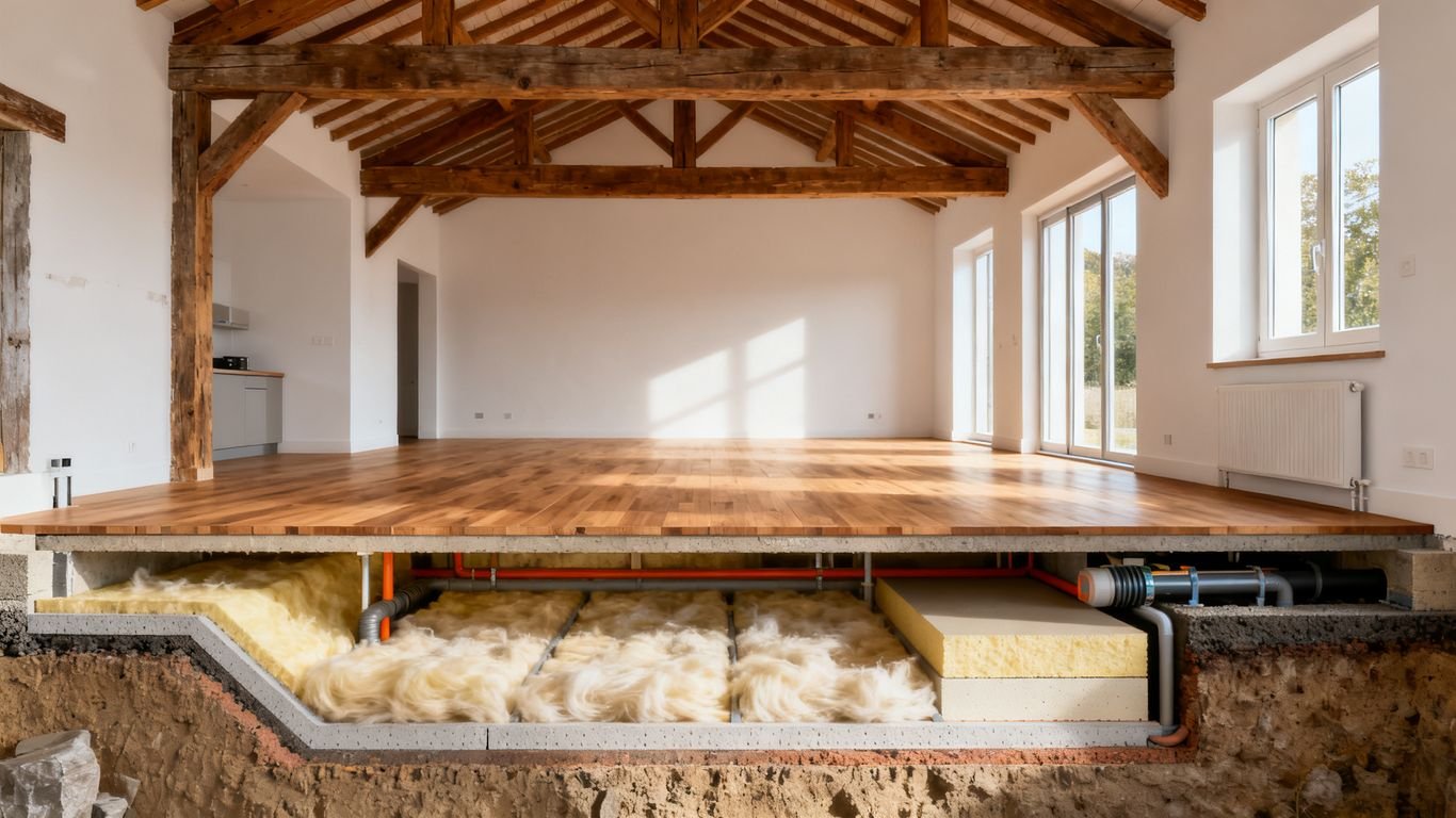 isolation plancher bas : techniques, prix et gains