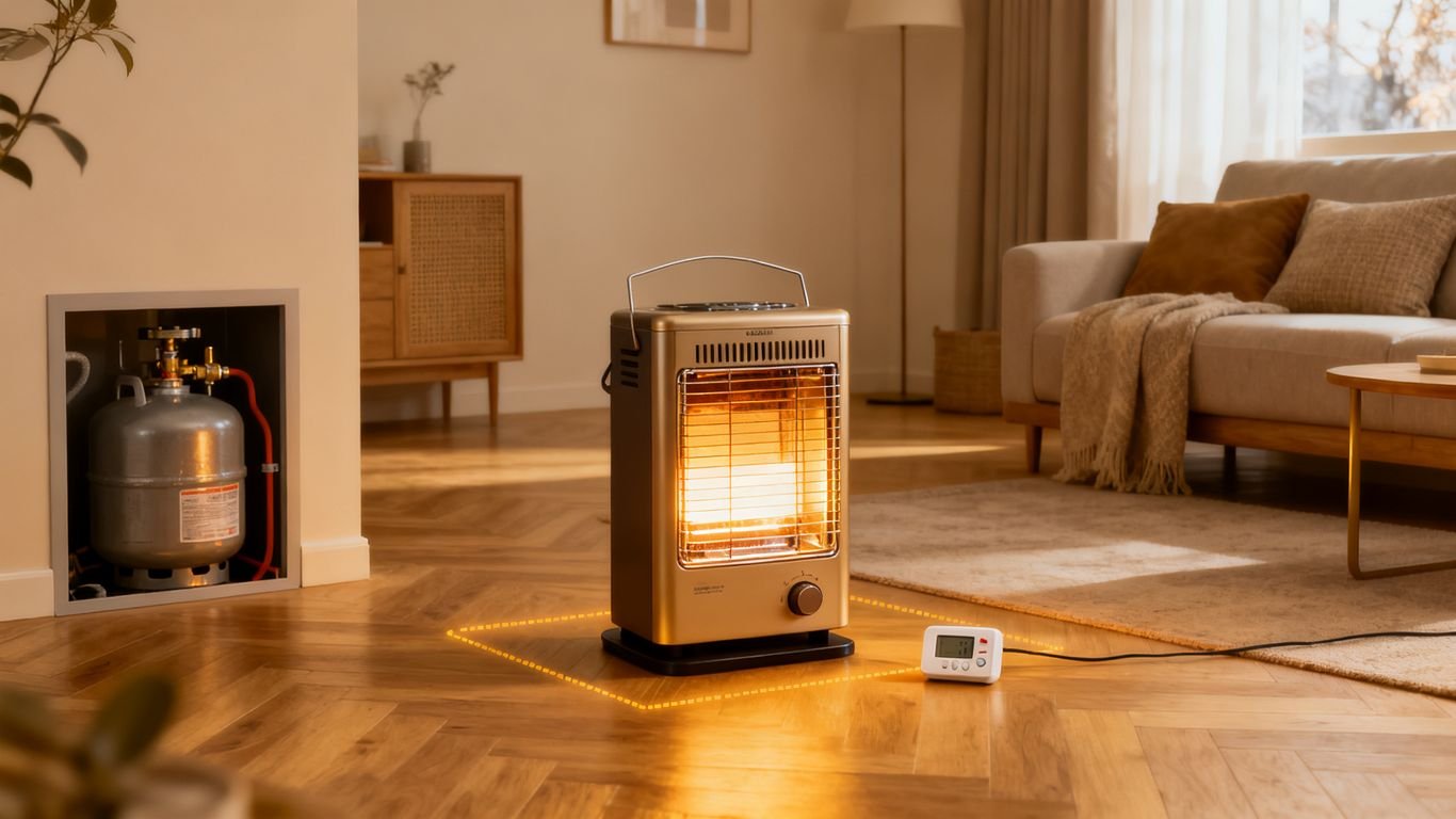 chauffage d'appoint gaz : précautions, coûts et efficacité