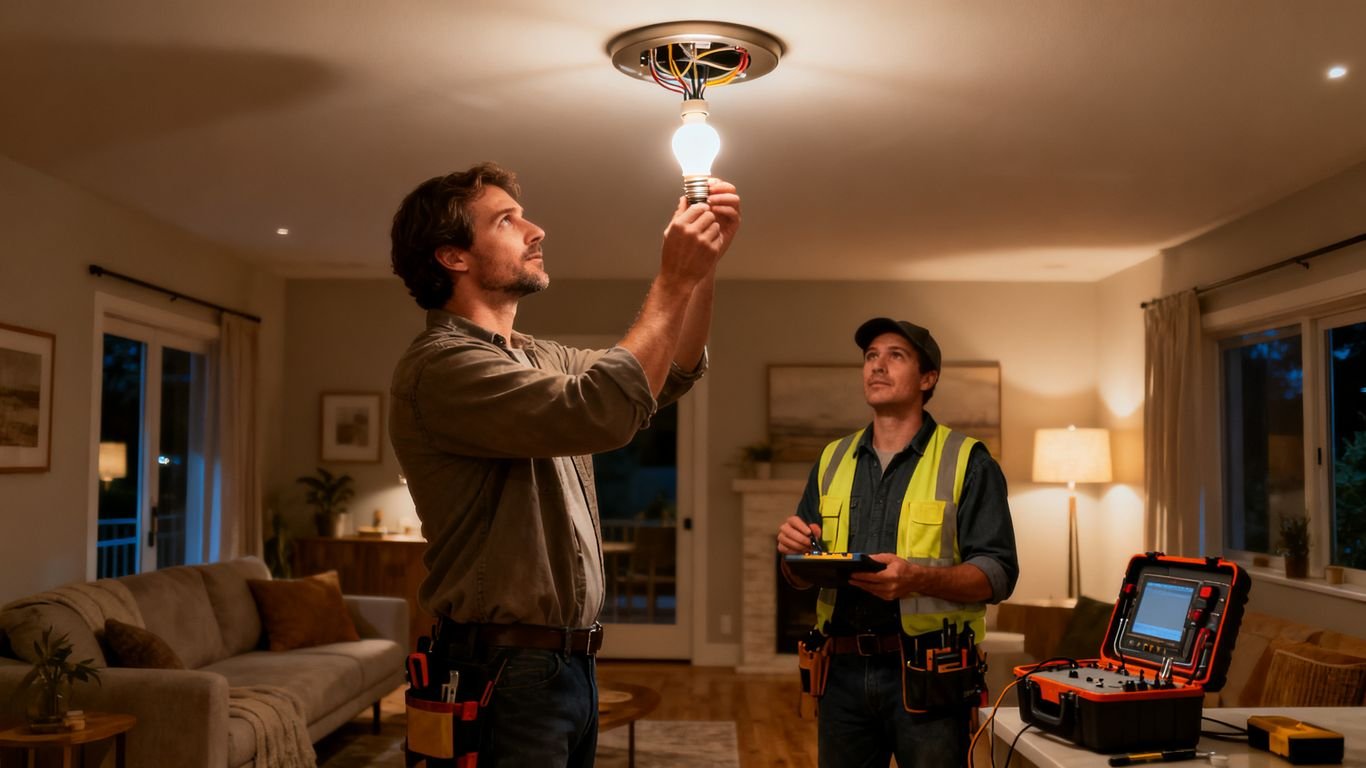 lampe led clignote : causes fréquentes et corrections